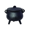 Hamsa Hand Cast Iron Cauldron – 6"