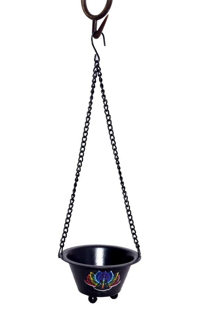[14222] 7 Chakras Hanging Burner Bowl – 3.25"