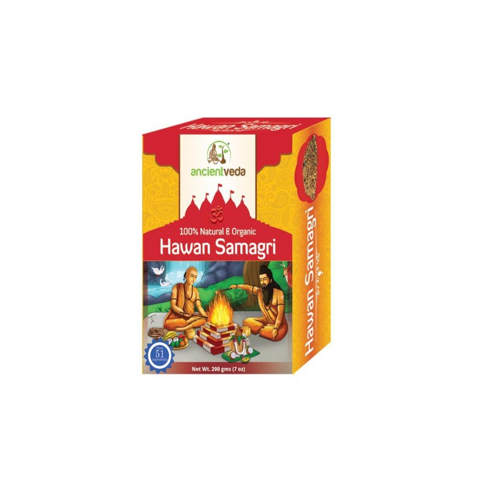 Ancient Veda Hawan Samagri 100gm/pack (12 packs/box)