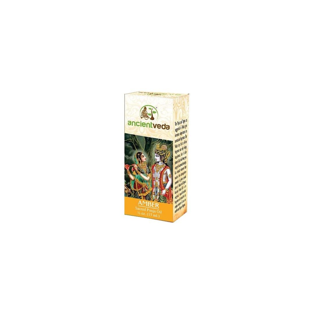 Amber Scented Puja Oil (15ml.)