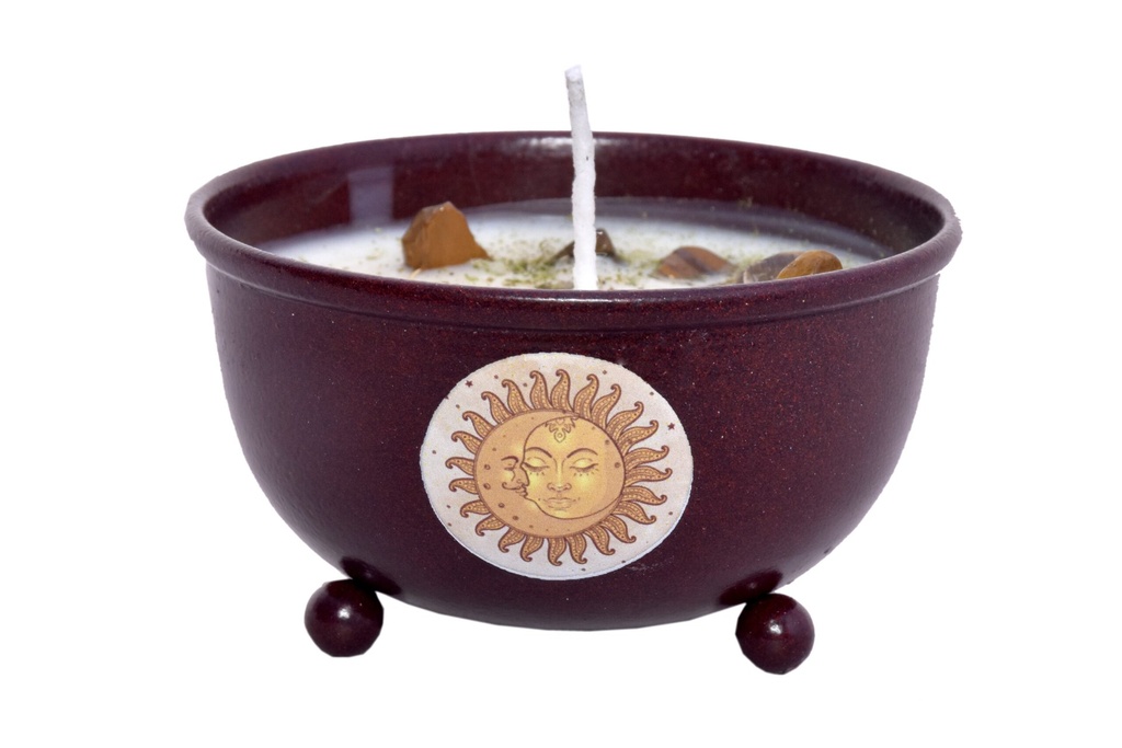 [14247] Sun & Moon Scented Smudge Candle – 3"