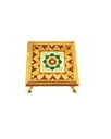 Golden Meenakari (6” x 6”)