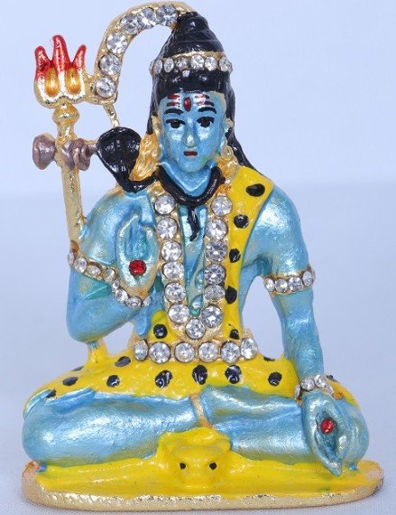 JEWELLED SHIV JI 3.5"