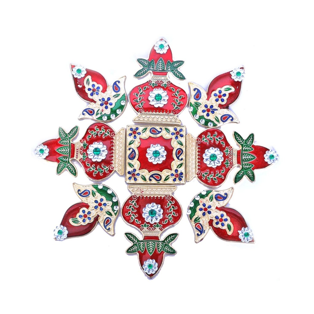 DECORATED ACRYLIC RANGOLI