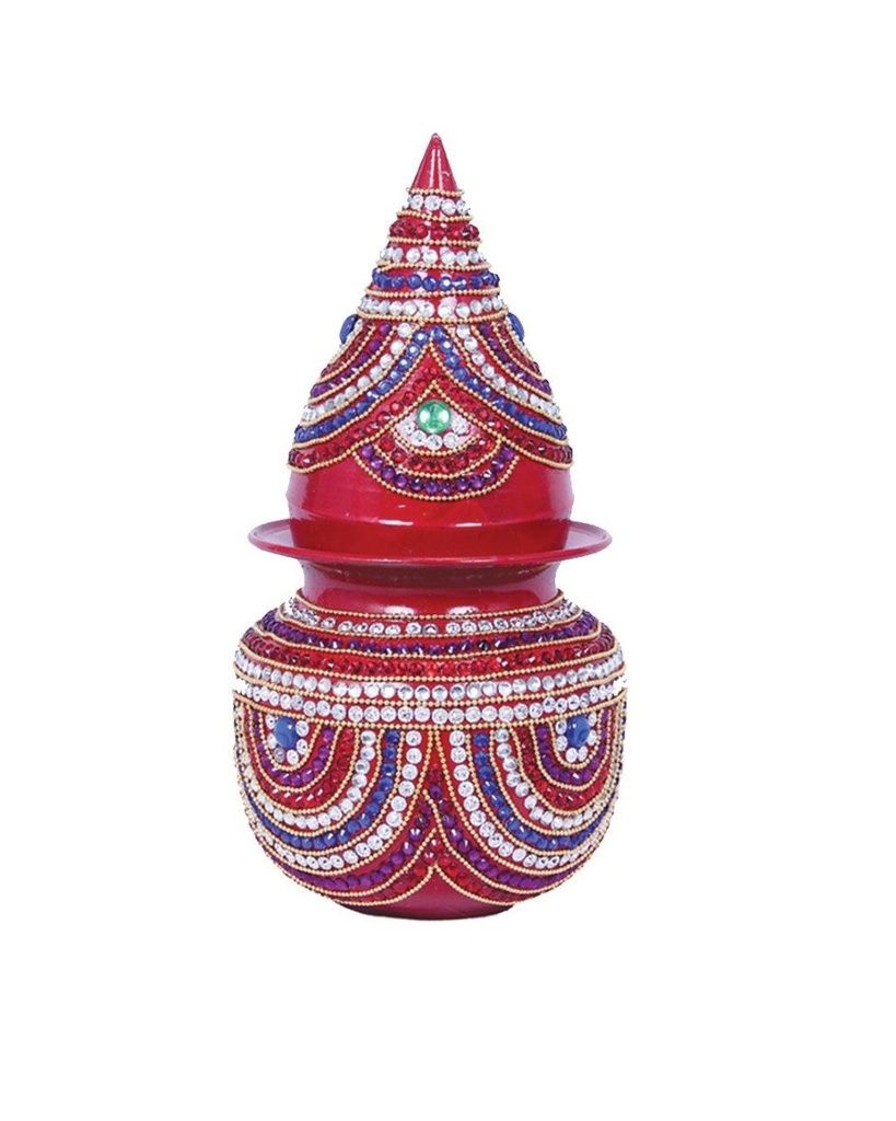 Decorative Stainless Steel Set with Nariyal (10”)