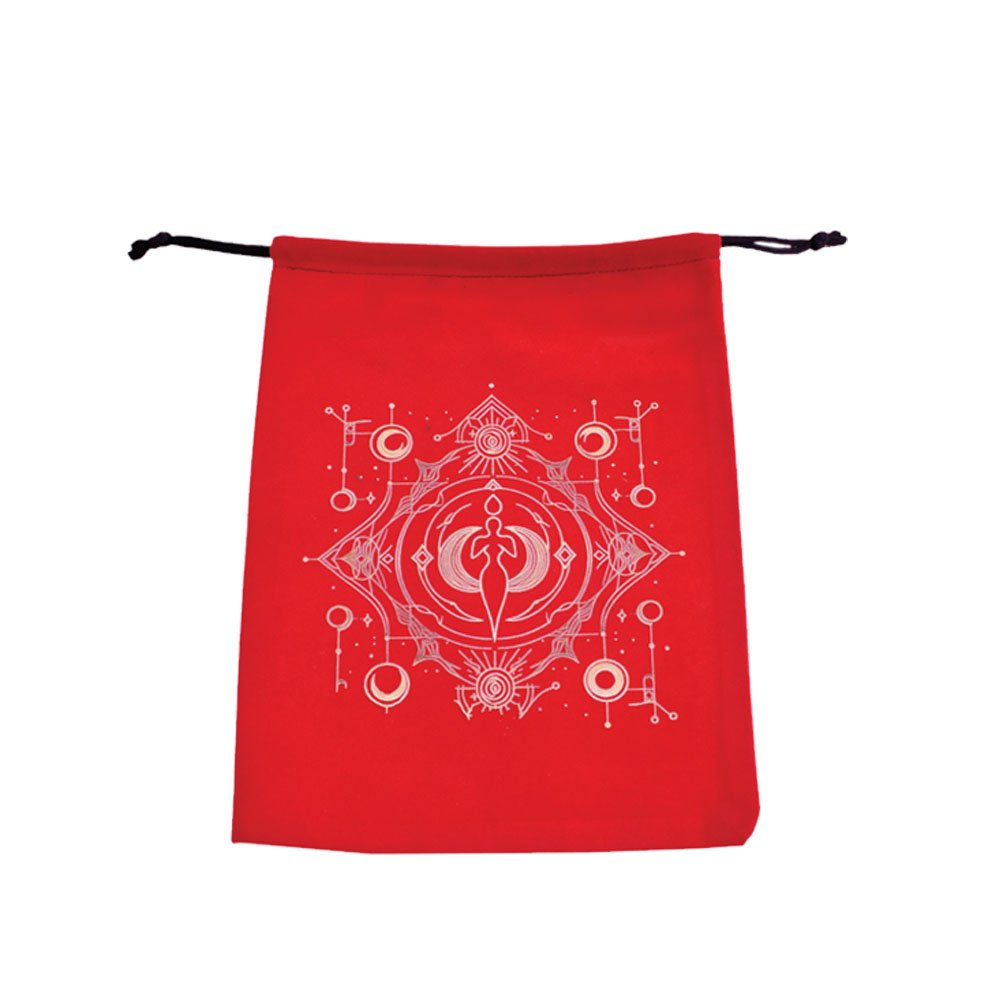 [14292] Lunar Goddess Velvet Tarot Card Bag