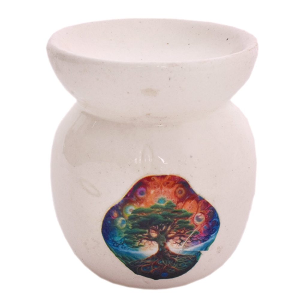 [14299] Eternal Tree Ceramic Oil Burner – 3"