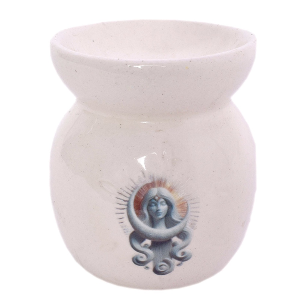 [14302] Night Goddess Ceramic Oil Burner – 3"