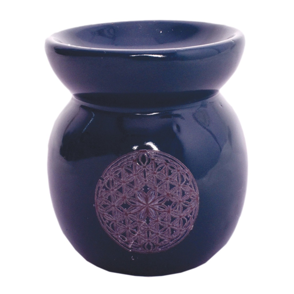 [14303] Cosmic Bloom Ceramic Oil Burner – 3"