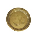 Brass Om Plate  (7.25”)