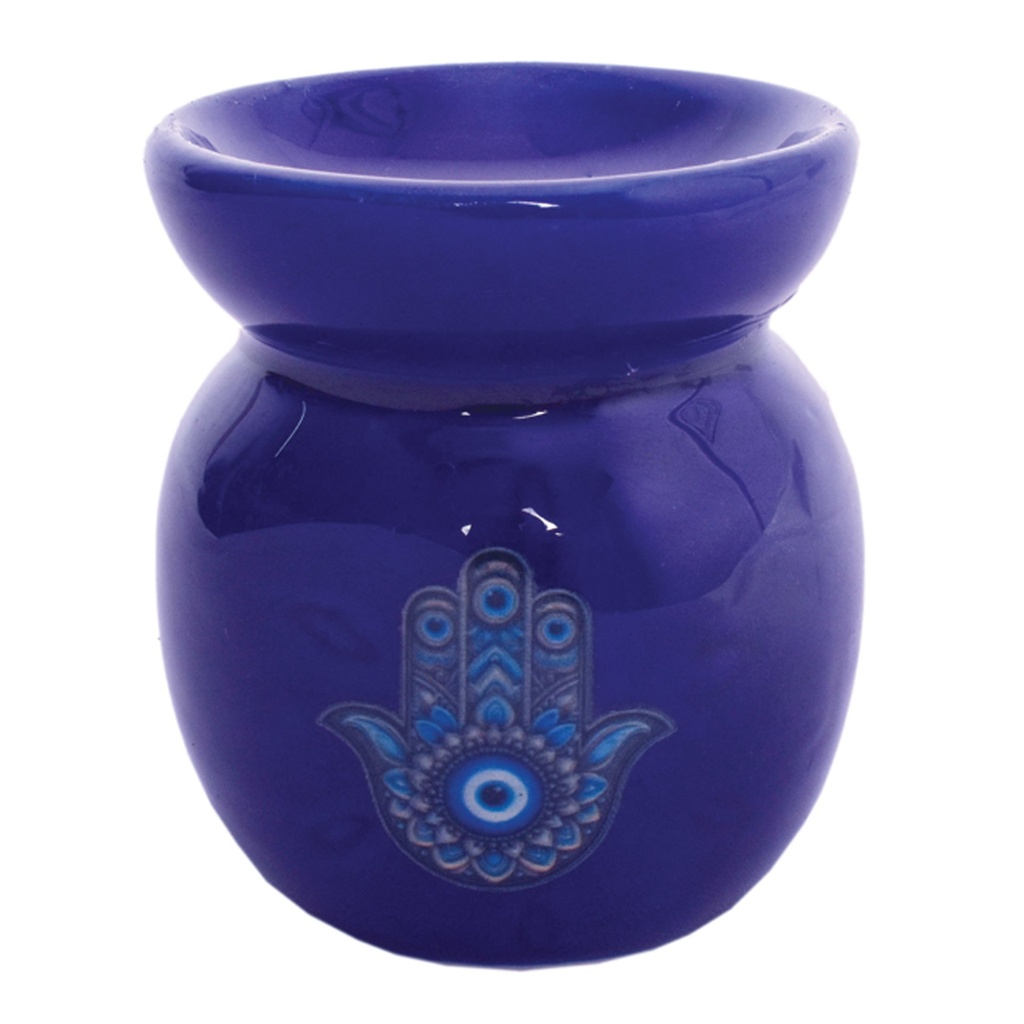 [14309] Sacred Palm Ceramic Oil Burner – 3"