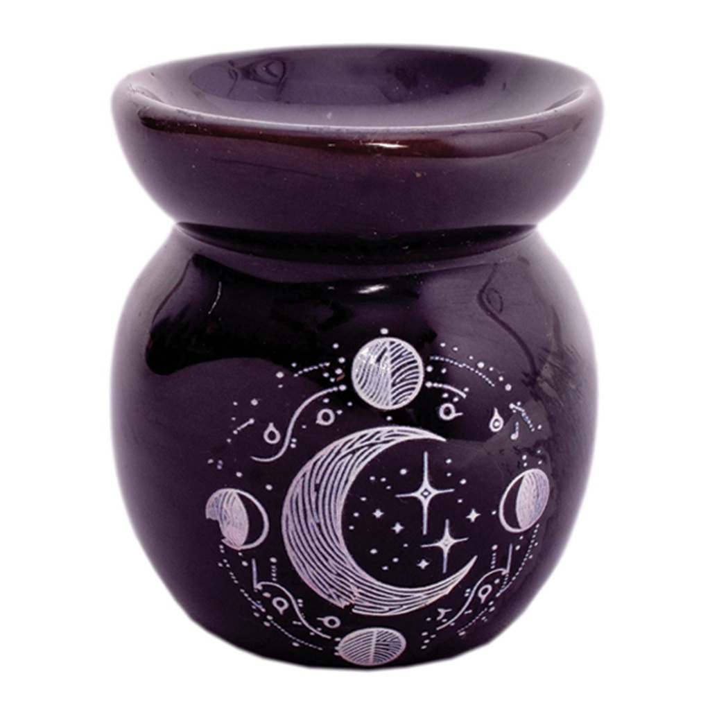 [14314] Lunar Journey Ceramic Oil Burner – 3"