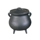 Cast Iron Cauldron – 7" / Plain Design