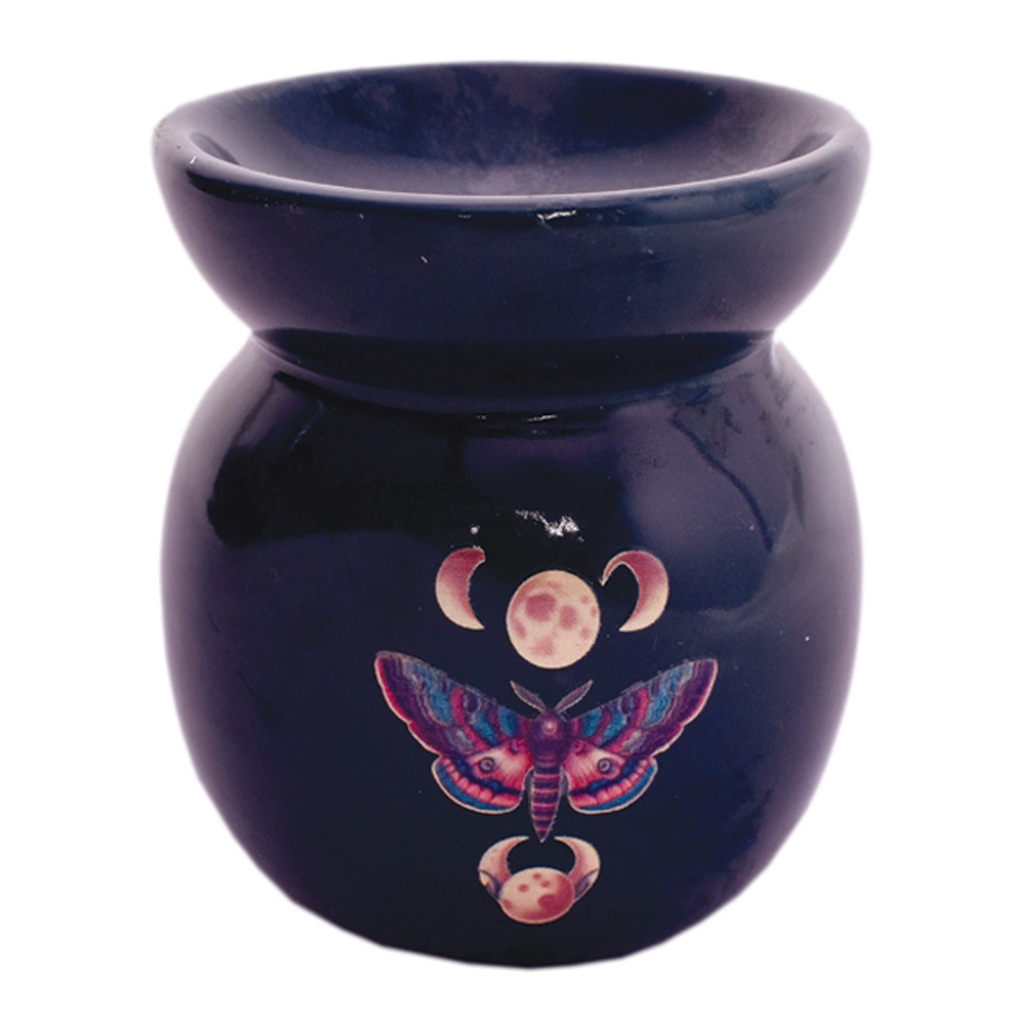 [14319] Nocturnal Flight Ceramic Oil Burner – 3"