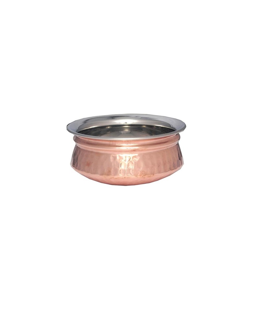 Copper Steel  Hyderabadi Handi (13 X 6.5 cm)