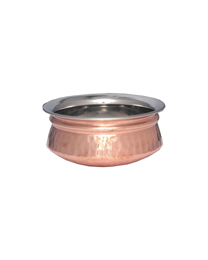 Copper Steel  Hyderabadi Handi (18 X 7.5cm)