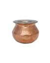 Copper Steel Punjabi Handi (10.75 X 7.5 cm)