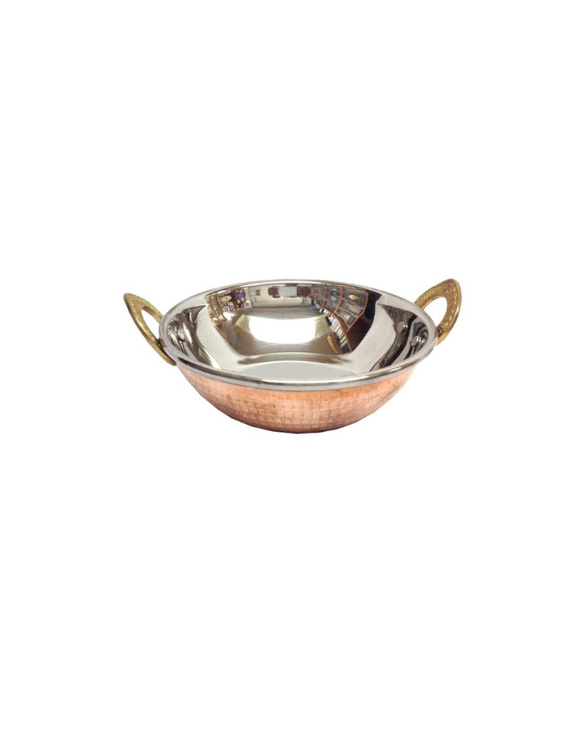 Copper Steel Kadhai (15 X 5.5 cm)