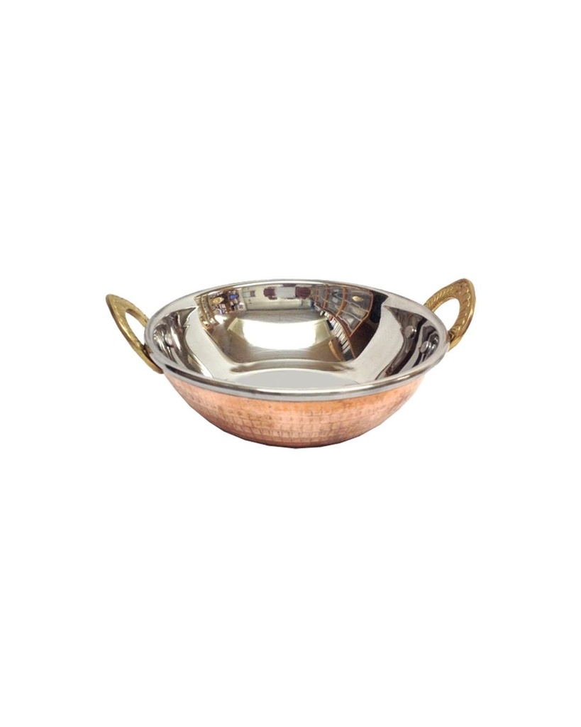 Copper Steel Kadhai (17 X 6.5 cm)