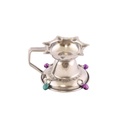 Stainless Steel Diya with Handle (4”)
