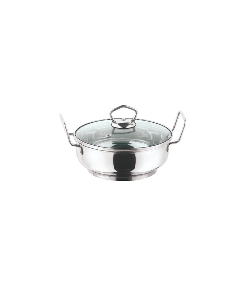 Stainless Steel Kadhai (7”)