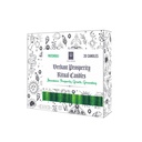 Verdant Prosperity Patchouli Scented Ritual Candles – Pack of 20