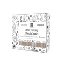 Azure Serenity Sandalwood Scented Ritual Candles – Pack of 20