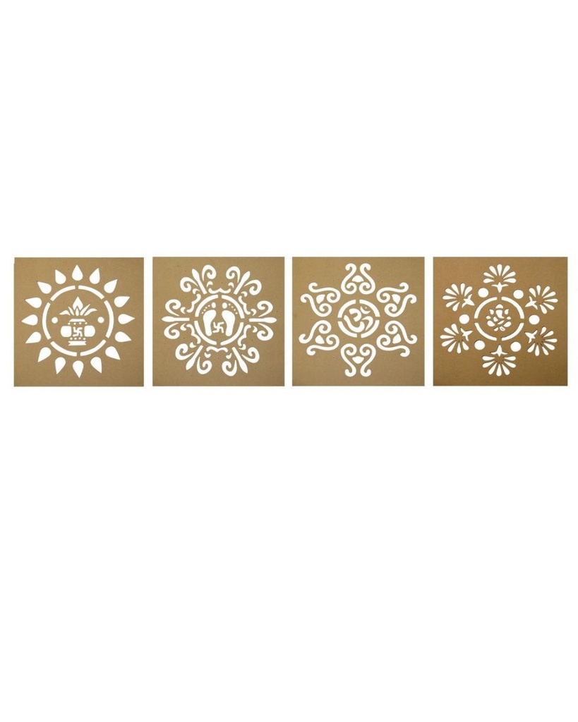 Wooden Stencils (24” X 24”) (Set of 4)