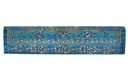 Blue Hand-Painted Wooden Incense Coffin Box – 12" / Jali Cover