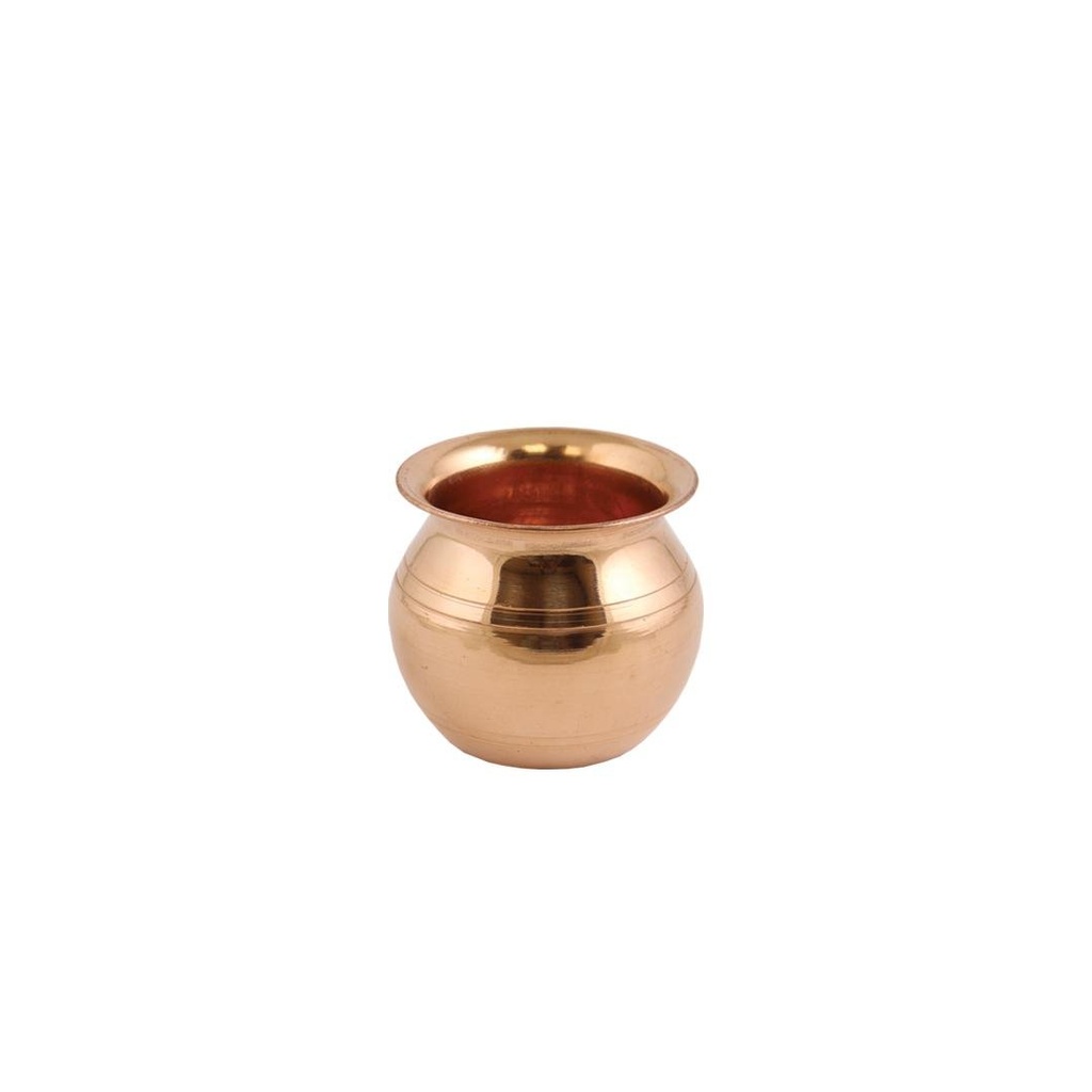 COPPER PUJA KALASH 2.50"