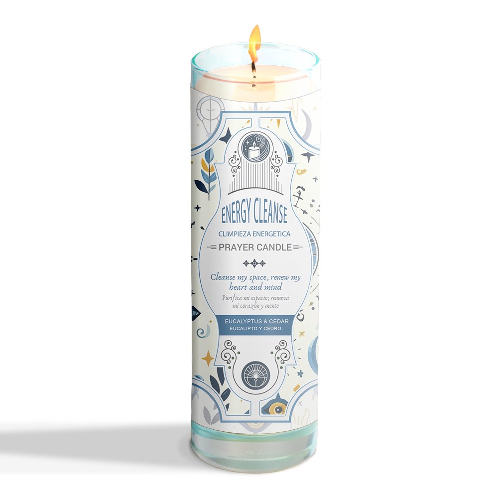 [14473] Energy Cleanse Prayer Candle – 7" x 2"