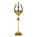 Brass Shiva Trishul 8"