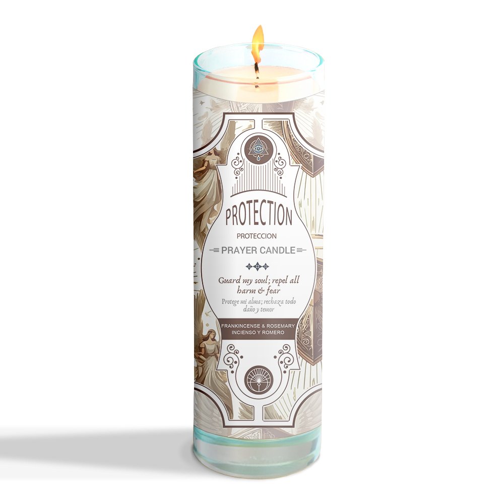 [14488] Protection Prayer Candle – 7" x 2"