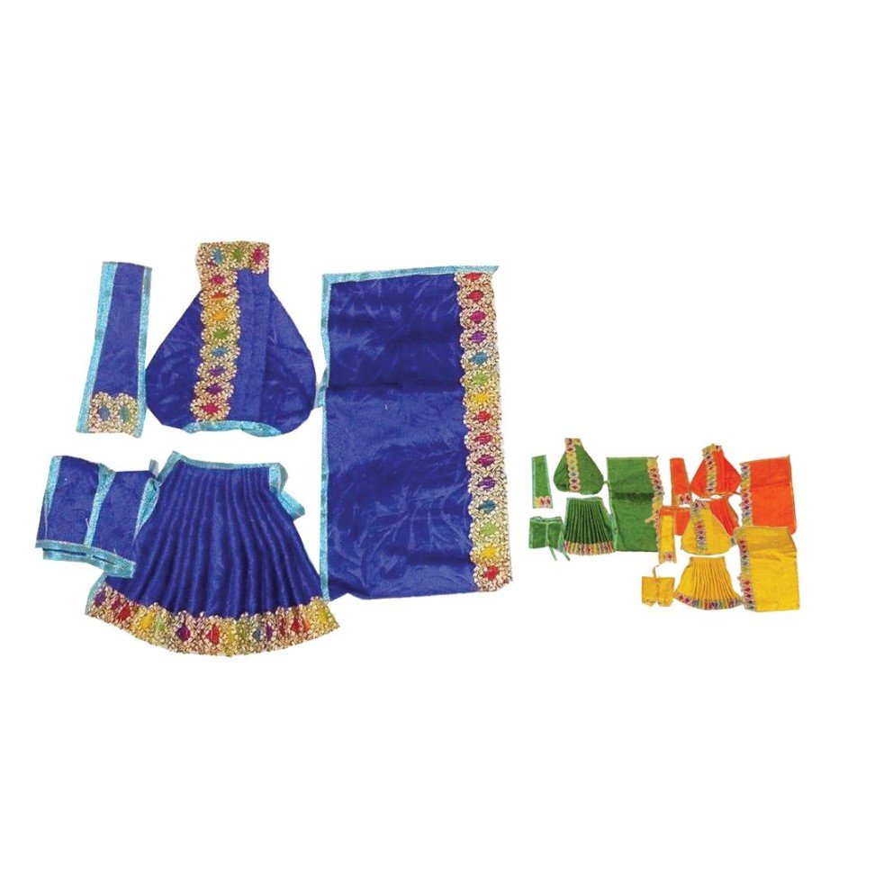 Dhoti lengha Patka Set (6”) Comes in assorted colors