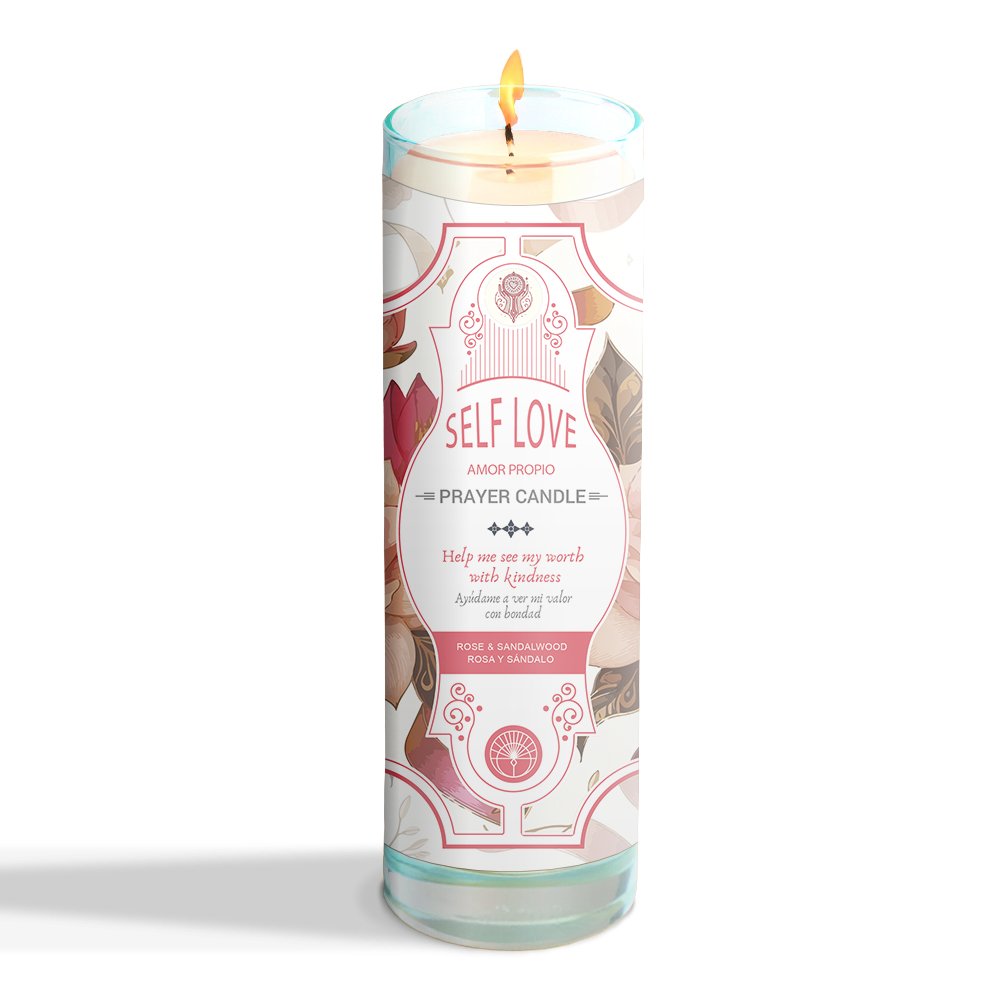 [14490] Self Love Prayer Candle – 7" x 2"