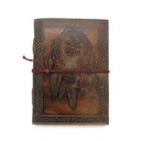 Dream Catcher Embossed Blank Leather Journal