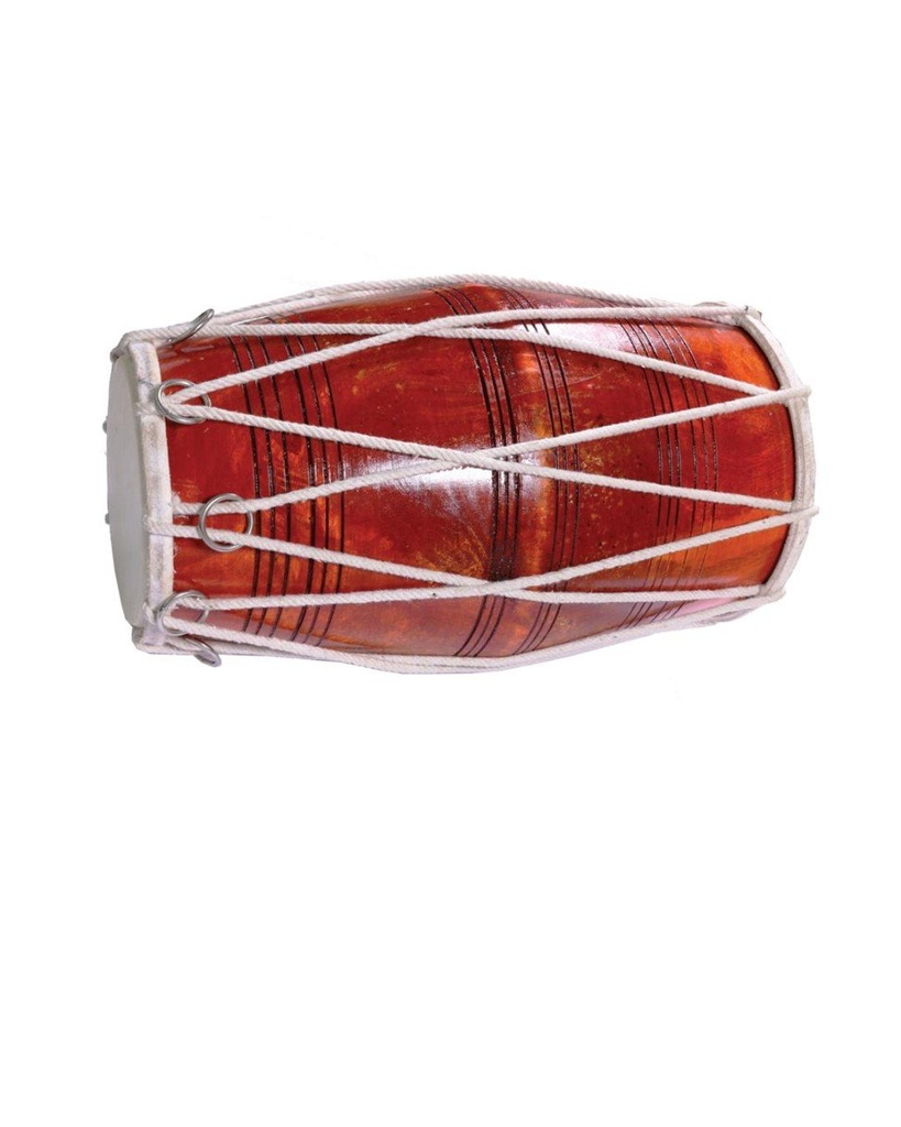 Professional Rope Dholak (16.5”) (Includes Carrying Cover)