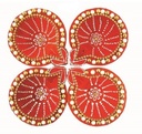 DESIGNER DIYAS WITHOUT WAX 3.5"