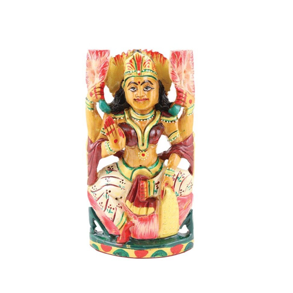 Wooden Laxmi 6"