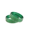Green Glass Bangles (Size; 2.8)PER DZ