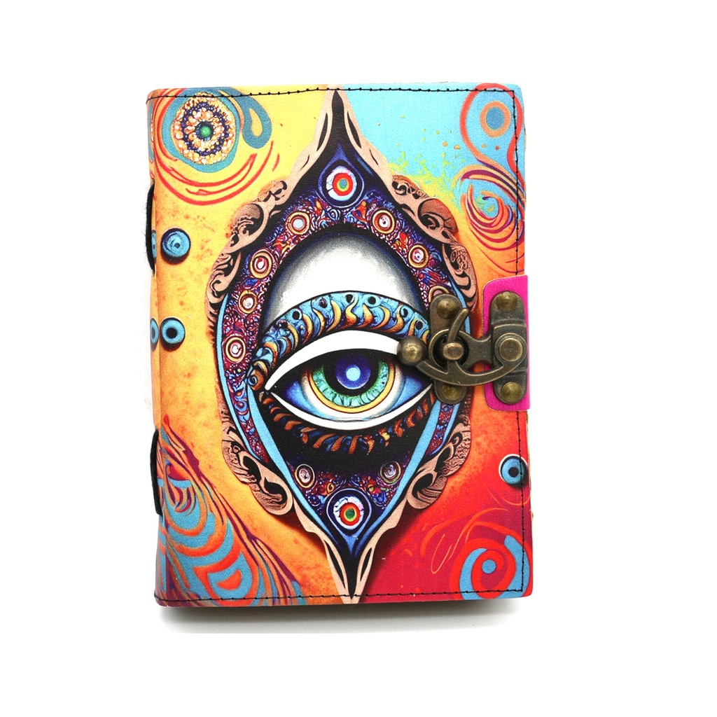 [14537] All Seeing Eye Blank Leather Journal