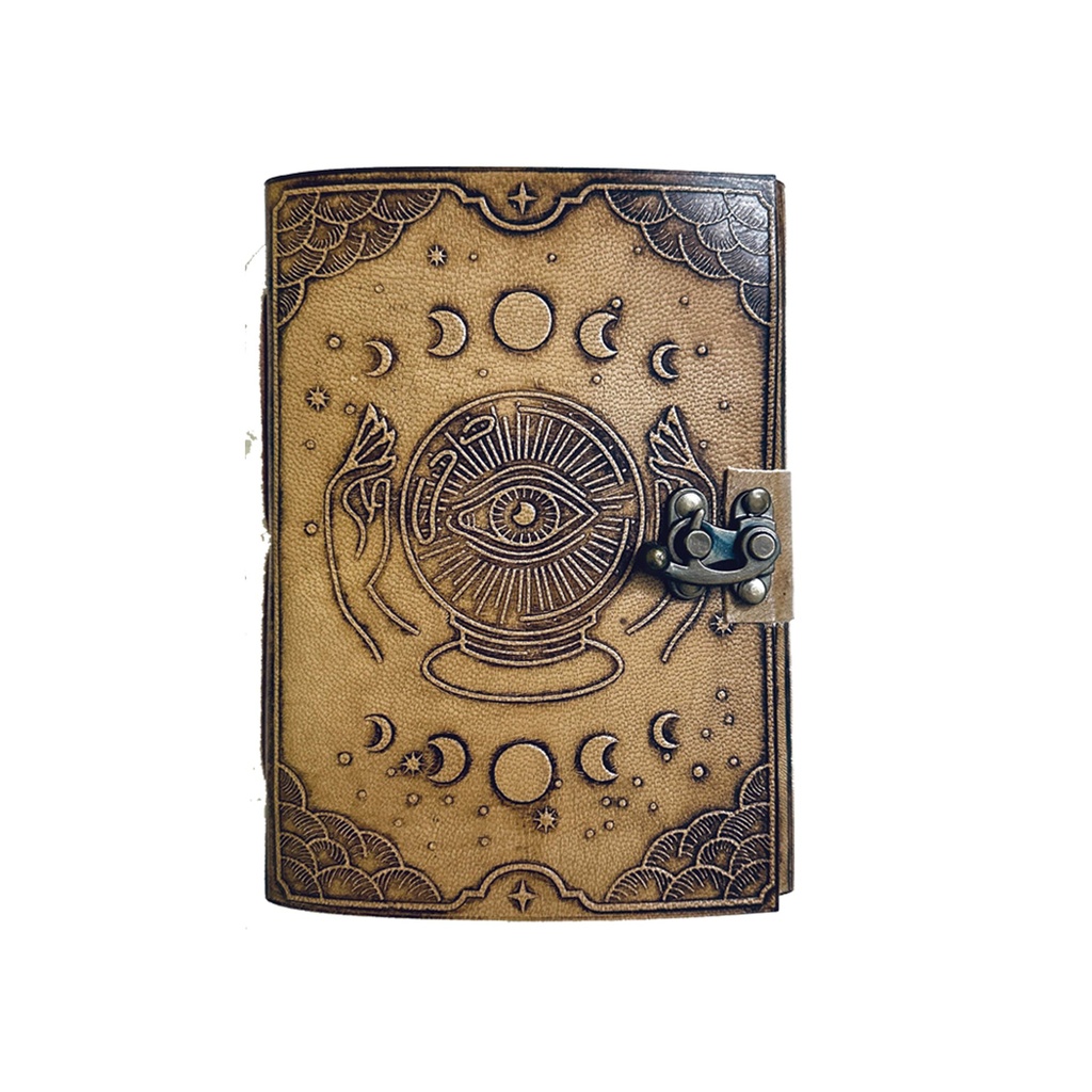 [14553] Fortune Teller Blank Leather Journal