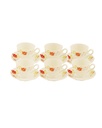 Bone China cup and Saucer Set of 6 Cup size (2.25”)