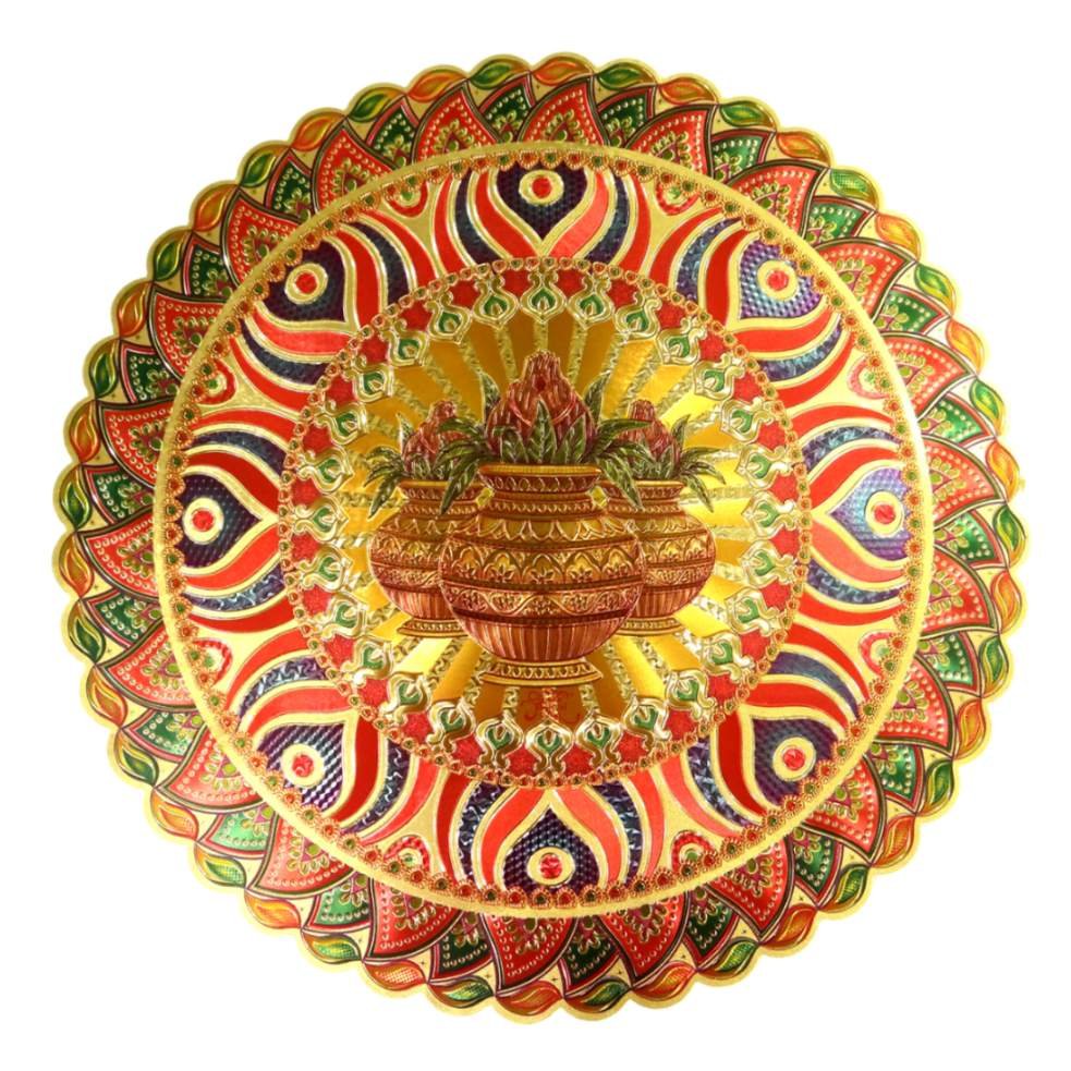 Rangoli Sticker (15”) Pack of 5