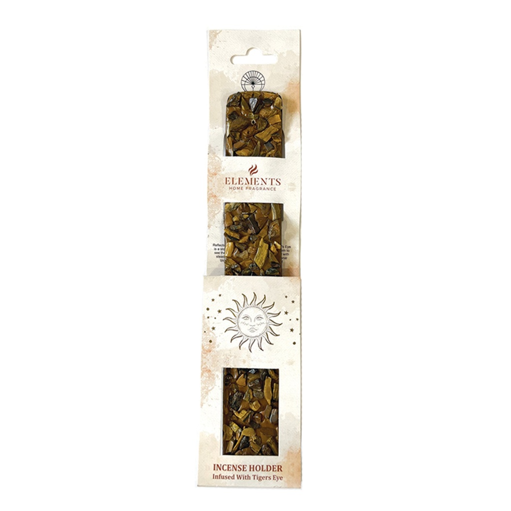 [14620] Tigers Eye Elements Incense Ash Catcher