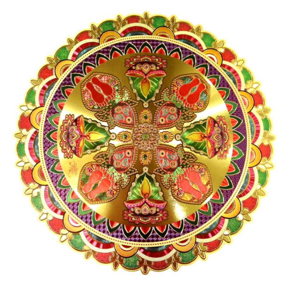 Rangoli Sticker (15”) Pack of 5