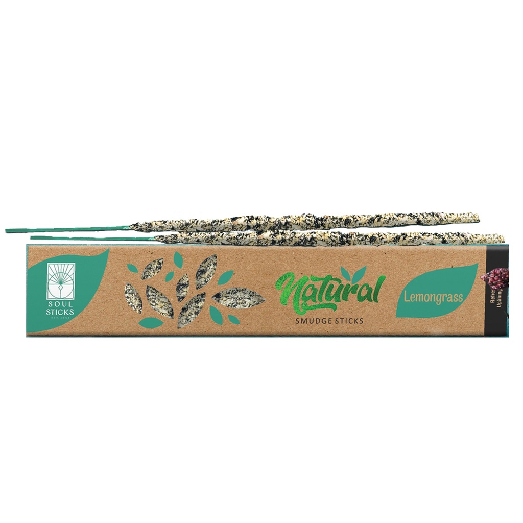 [14630] Lemongrass Natural Smudge Sticks – 15g