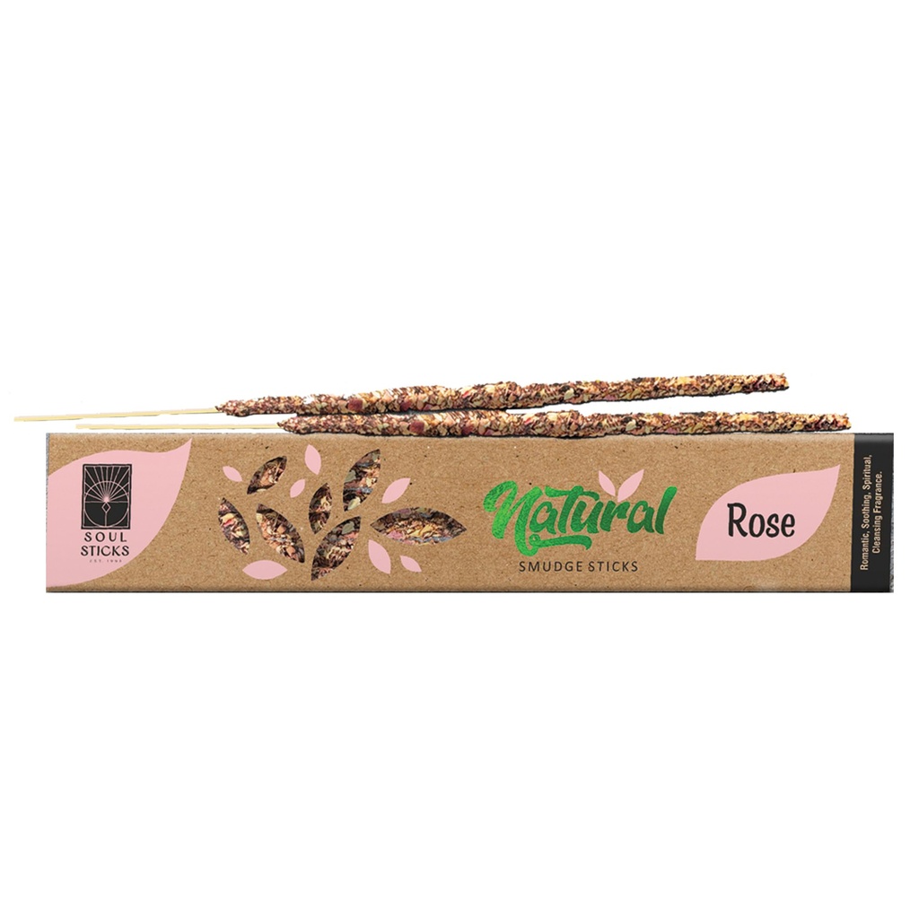 [14633] Rose Natural Smudge Sticks – 15g