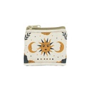 Sun Moon Cream Coin Purse – 3.5" x 4"