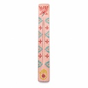 11" Lavender Patterned Mango Wood Incense Ash Catcher